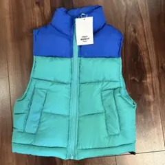 PAIRMANON STREET 90 中綿ベスト ブルー グリーン ペアマノン