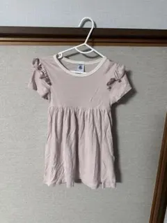 プチバトー　ピンクワンピース　4ans/104cm