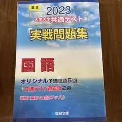 お値下げ！2023大学入学共通テスト実戦問題集 国語