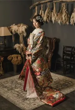 ☆特別大特価☆大幅値下げ☆【新品未使用】最高級友禅色打