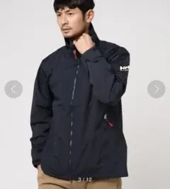 M 美品　ヘリーハンセン　メンズ　フルジップジャケット　防水　ウインドブレーカー