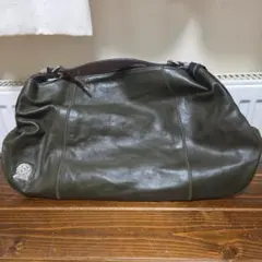 ARTISAN yuhaku コロボ ボストンバッグ レザー グリーン - メルカリ