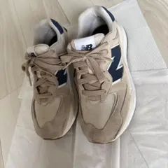 New Balance スニーカー ベージュ/ネイビー