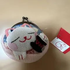 ほねきり福寿屋 がま口 コインケース 猫