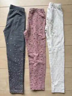GAP UNIQLO ドット柄　レギンス　スパッツ　110 XS 3点セット