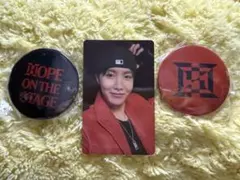 BTS j-hope FCトレカ+カプセルトイ　缶バッチ