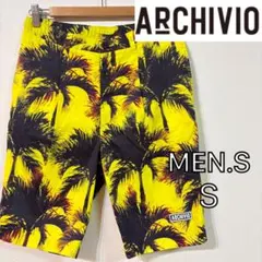 【ARCHIVIO】美品　ヤシの木ショートパンツ　ゴルフ　メンズ　アルチビオのサムネイル