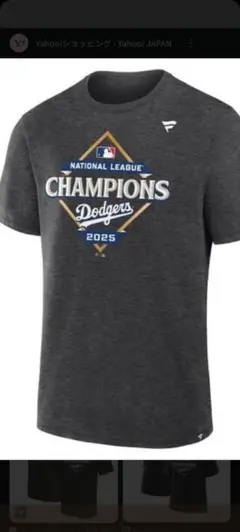 ロサンゼルス・ドジャース 2025年チャンピオンズTシャツ　Lサイズ