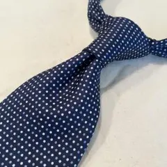 【清潔感のあるドット模様★未使用に近い】ブルックスブラザーズネクタイ★ネイビー★