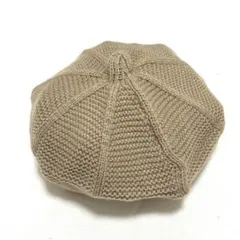 ❤️おすすめ❤️ベビー帽子ニットベレー帽ベージュ50-52新品未使用秋冬シンプル