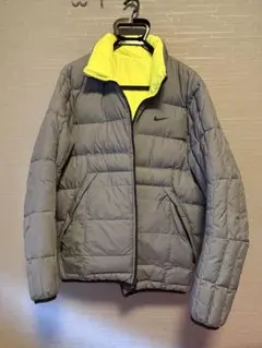 Nike ダウンジャケット グレー/イエロー