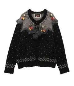 ピンクハウス　モヘヤニットカーディガン　ノルディック　ウール　シャギー　金子功 2025年最新】PINK HOUSE レディース ニット・セーターの人気