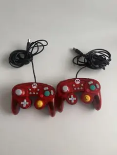 くま様 専用 ホリ　クラシックコントローラー マリオ　2個セット