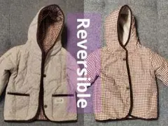 リバーシブル キッズ ベビー アウター 80 90 100cm相当