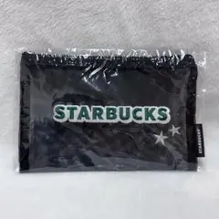 スターバックス ホリデーオリジナル ノベルティ メッシュ刺繍ポーチ ブラックのサムネイル