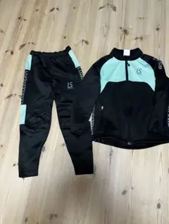 ま*読様 ルースイソンブラ ブラック/ミント ジャージセット