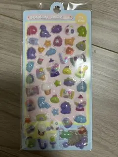 ボンボンドロップシール ぷっくりシール 立体シール 恐竜