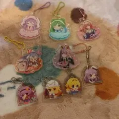 東方アクリルキーホルダー 9個セット