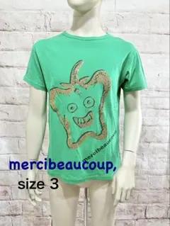 mercibeaucoup ラメピーマンプリント Tシャツ サイズ3のサムネイル