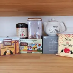 カルディ 紅茶&ティーポット 6点詰め合わせ 福袋 ネコの日バッグ
