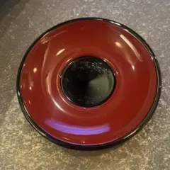 漆塗り 赤い菓子器5枚セット