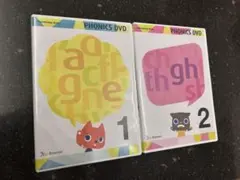 ワールドワイドキッズ　PHONICS DVD 1 & 2