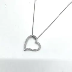 ✨極美品✨スワロフスキー SWAROVSKI シルバーオープンハートネックレス✧のサムネイル