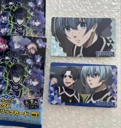 ブルーロック　メタリックカード　氷織羊