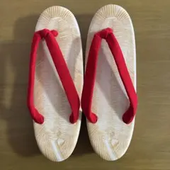 レディース 草履 赤鼻緒
