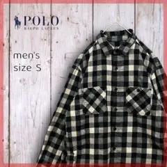 ポロバイラルフローレン★ライトネル★長袖シャツ★ブロックチェック