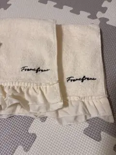 Francfranc フリル フェイスタオル 2枚セットのサムネイル