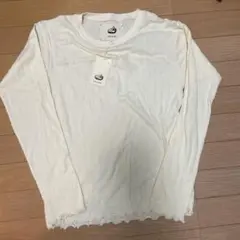 ファイブフォックス　ONIGIRI ホワイト 長袖 Tシャツ F タグ付き未使用