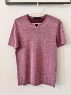 トゥモローランドトリコ　綿麻　ニット　半袖　M