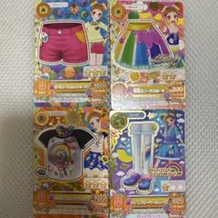 アイカツ カードセット 4枚 ポップ