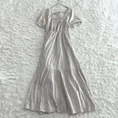 アルシーヴ ロングシャーリングワンピース M フレア ひらひら 大人可愛い 春夏のサムネイル
