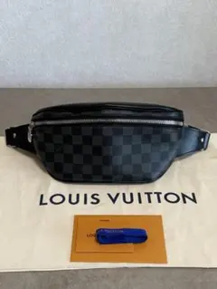 新品級ルイヴィトン N40362　バムバッグ　ダミエ・グラフィット ICチップ