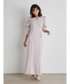 新品♡タグ付き SNIDEL パフスリスイッチングワンピース