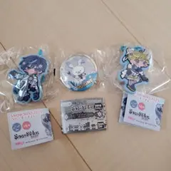 SNOW MIKU 2025 鏡音レン &KAITO　ラバーキーチェーン缶バッジ