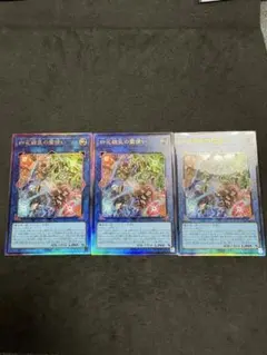 四花繚乱の霊使い　レリーフ　アルティメットレア　3枚セット　遊戯王