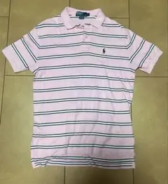 Polo by Ralph Lauren ポロシャツ ピンク ボーダー Sのサムネイル