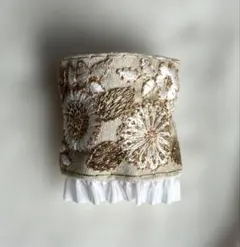 インド刺繍　ヘアカフ