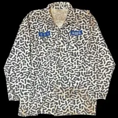 韓国 学生軍事訓練用 バクテリア迷彩 ヘリンボーンツイルフィールドジャケット