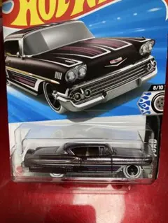 419‼️58 CHEVY IMPALA ブラック ミニカー　インパラ集めよう