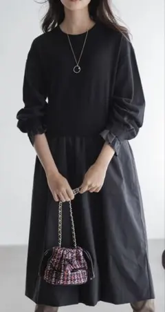組曲　バルーンドッキングワンピース 新品タグ付き