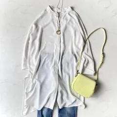 美品 ジャーナルスタンダードレサージュ バンドカラー ワンピース 洗える