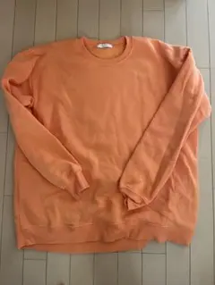 【 Ｌ 】トレーナー スウェット オレンジ