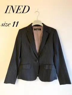 【INED】ストライプ　テーラードジャケット