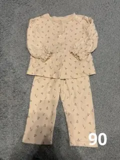 アンパサンド ベビーパジャマ チェリー柄 90cm