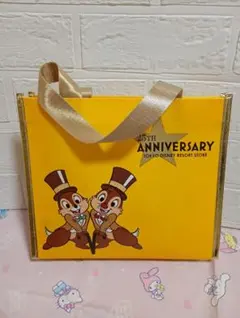 1　東京ディズニーリゾート店25周年記念　ショッピングバッグS チップとデール