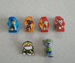 パウパトロール 小物セット (チェイス ズーマ マーシャル ラブル ロッキー)